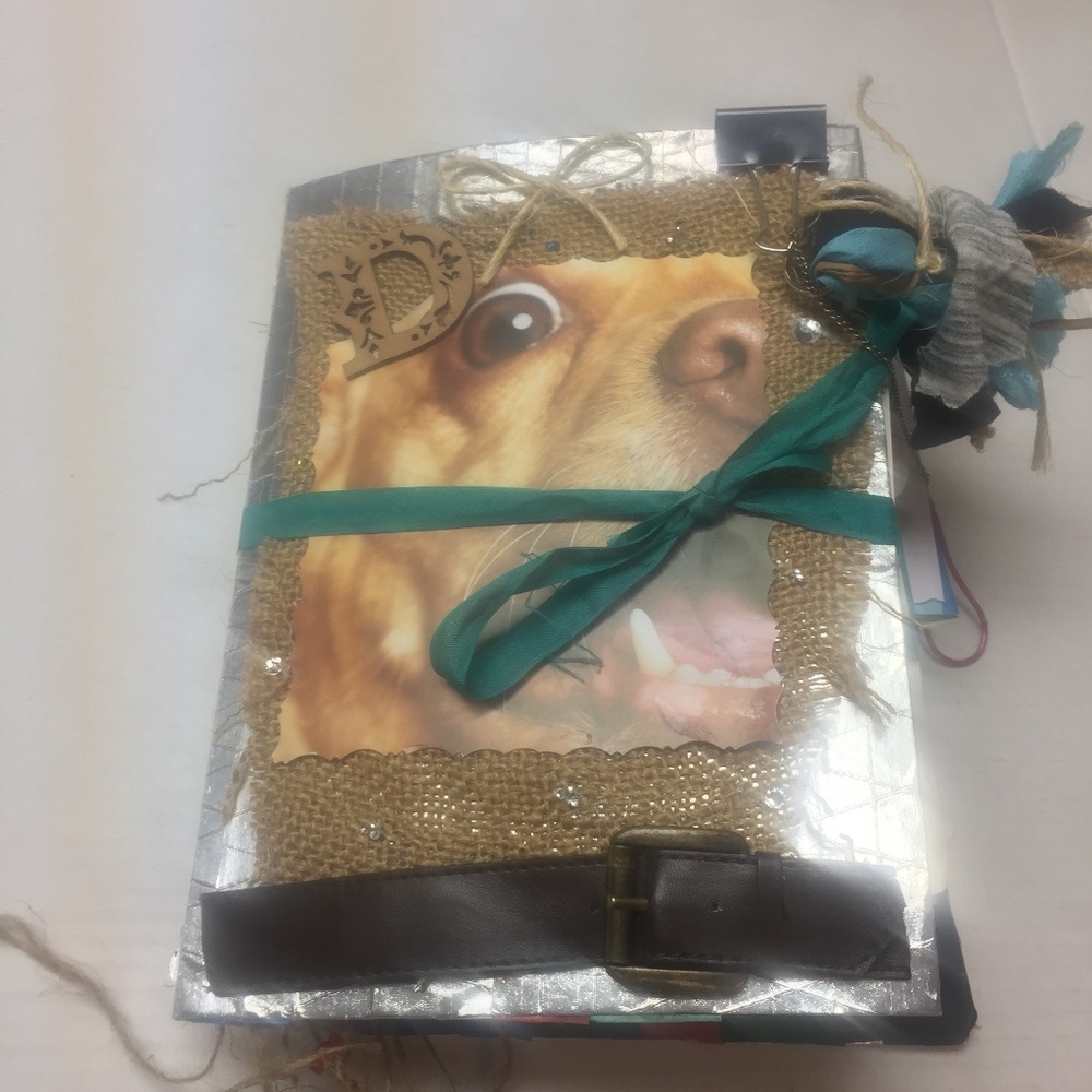 Handmade Junk Journal-Dog/Puppy theme